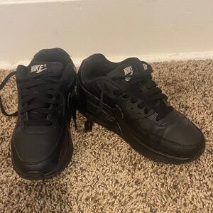 Nike Air Max Leather Sneakers- 4Y